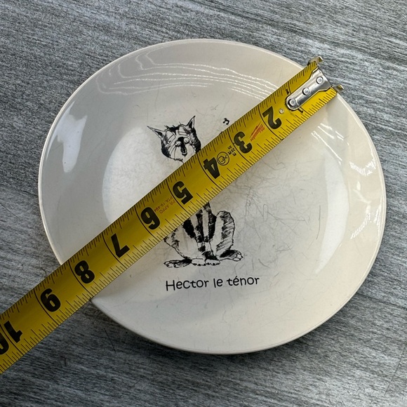 Cats Of Paris Kiss That Frog Cleen Hector The Tenor 8” Plate Hector Le Tenor - Picture 9 of 9